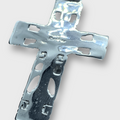 Sterling Silver Inlay different Stones Breathable Cross Pendant