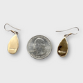 Bronze Inlay Multi-Stone Handmade Teardrop Shape Hook Earrings