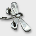 Sterling Silver Handmade Inlay Different Stones Dragonfly Shape Pin and Pendant