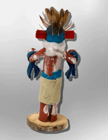 Navajo Handmade Painted Aspen Wood 3'' Inch Lizard Kachina Doll - Kachina City