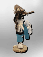 Navajo Handmade Painted Aspen Wood 3'' Inch Hoop Dancer Kachina Doll - Kachina City
