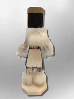 Navajo Handmade Painted Aspen Wood Six Inch Hoop Dancer with Mask Kachina Doll - Kachina City