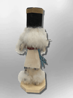 Navajo Handmade Painted Aspen Wood Six Inch Medicine Man with Mask Kachina Doll - Kachina City
