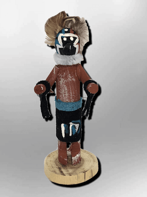 Navajo Handmade Painted Aspen Wood 3'' Inch Old Man Kachina Doll